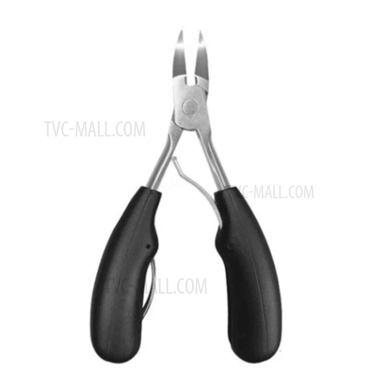 Pedicure Pliers Nail Scissors Practical Stainless Steel Olecranon Nail Clippers - Black-1