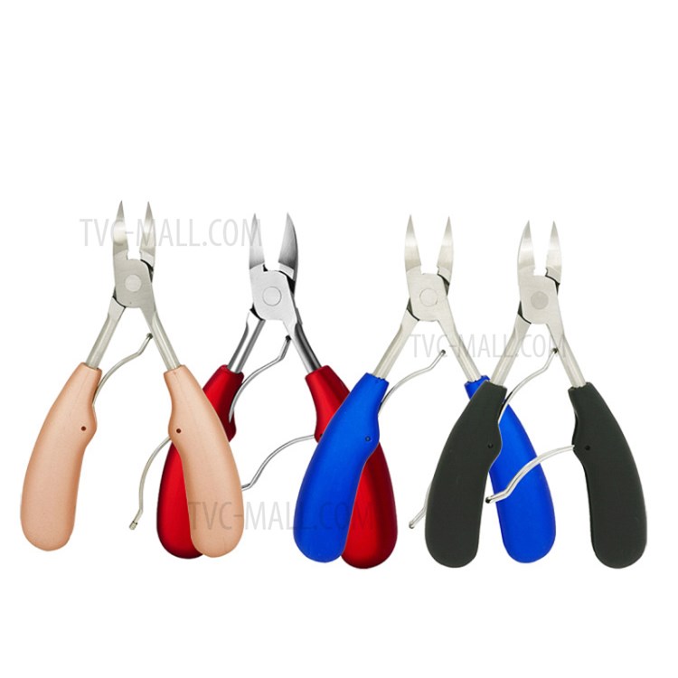 Pedicure Pliers Nail Scissors Practical Stainless Steel Olecranon Nail Clippers - Black-3