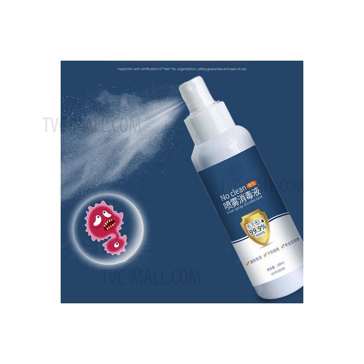 Portable Disinfectant Spray Effectively Destroying Virus Bacteria, 100ML-1