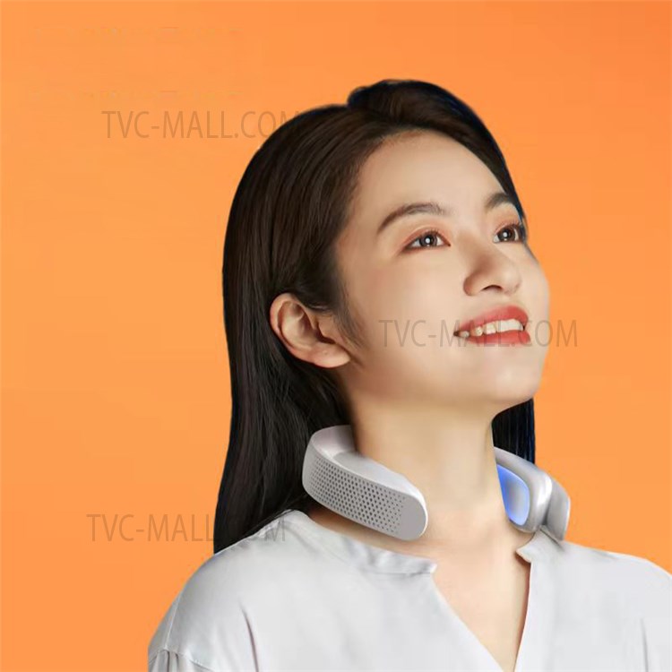 4800mAh Leafless Hanging Neck Fan Heating Cooling Instrument Air Cooler Low-Noise Neck-Mounted Fan-6