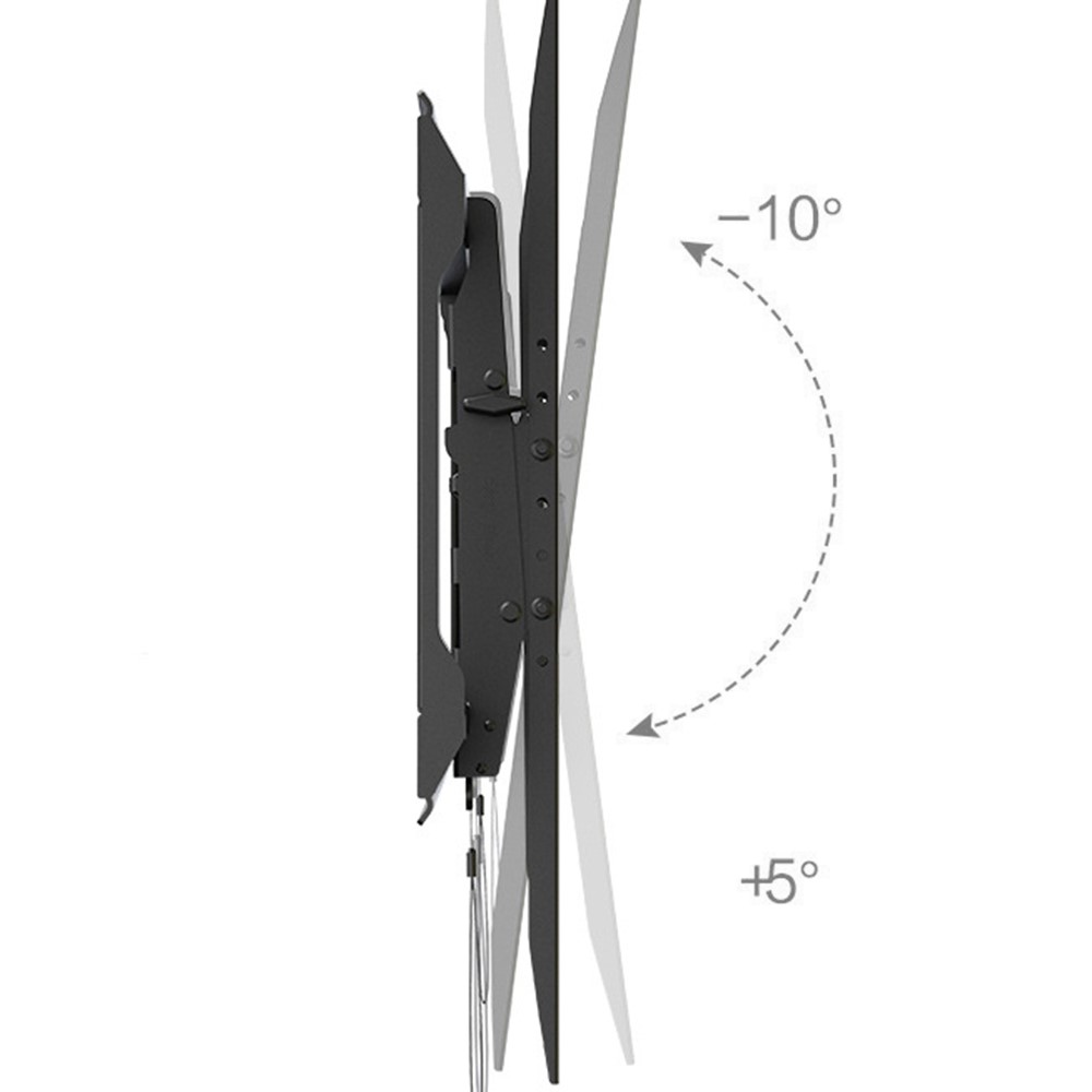 North Bayou DF90-T Universal Hold Rolled Steel TV Настенный Держатель с Кронштейном на Стену Для 65-90-дюймового Телевизора с Большим Экраном-3