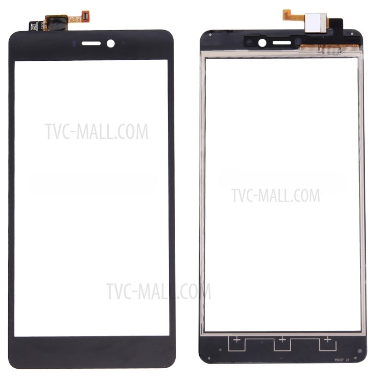 Non-OEM But High Quality Touch Digitizer Screen Glass Part for Xiaomi Mi 4S - Black-1