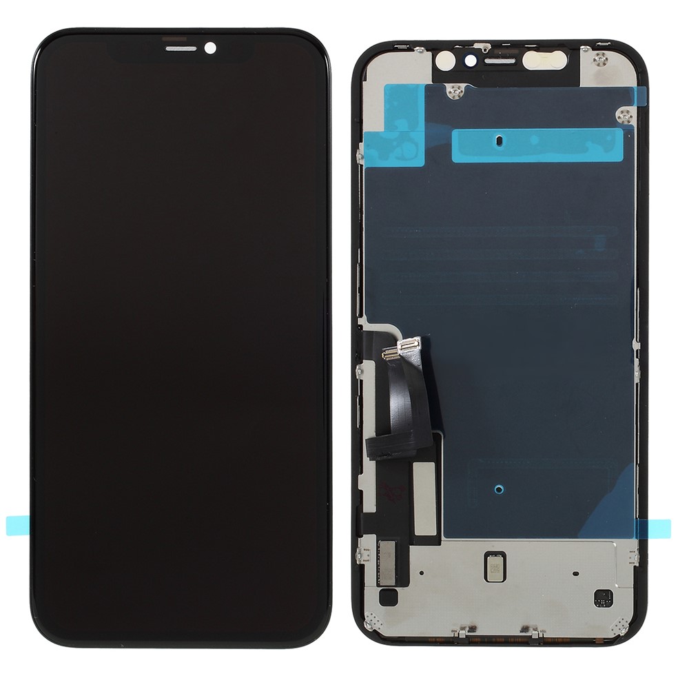 LCD Screen and Digitizer Assembly + Frame + Small Parts for Apple iPhone 11 6.1 inch (RUIJU-in Cell Workmanship)-1