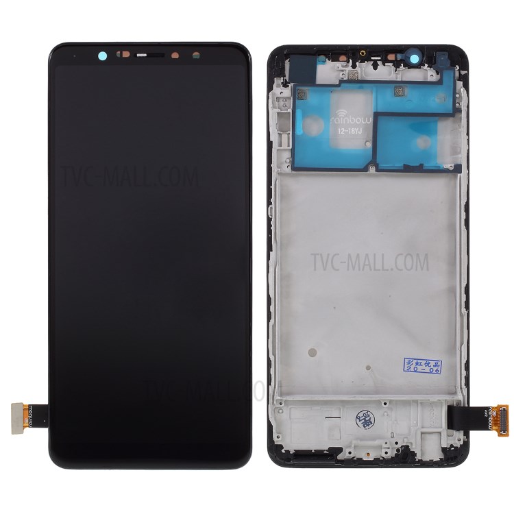 LCD Screen and Digitizer Assembly + Frame (TFT Version) for vivo X20 - Black-1