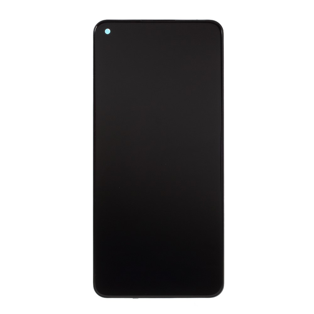 Tela LCD e Montagem do Digitalizador + Peça de Quadro (sem Logotipo) Para Xiaomi Redmi Note 9/Redmi 10x 4g - Preto