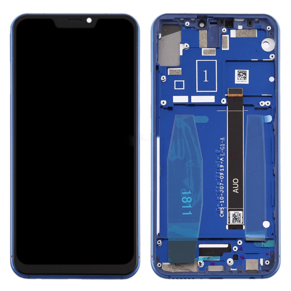 OEM Ecrã LCD E Digitalizador Montagem + Parte De Armação Para Lenovo Z5 / L78011 - Azul-1