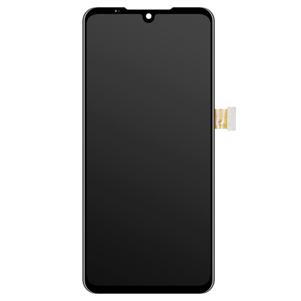 Para LG G8X ThinQ LMG850EMW/LG V50S Fino Finisto 5G LM-V510N OEM Grade S Tela AMOLED e Montagem Digitizador Substitua a Peça (sem Logotipo) - Preto