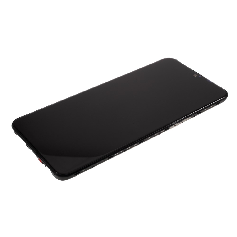 Ensamblaje de Pantalla LCD y Marco Digitizer + Frame (sin Logotipo) Para Samsung Galaxy A10s SM-A107F - Negro