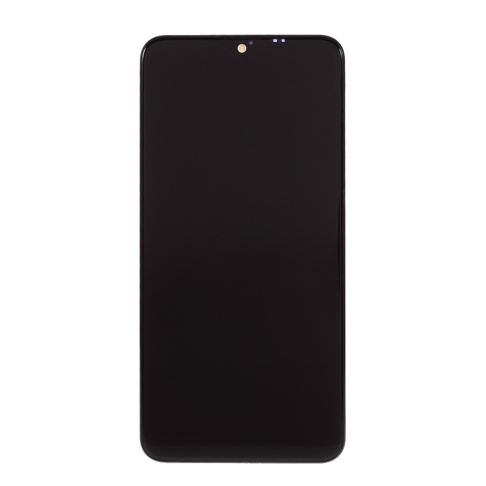 Ensamblaje de Pantalla LCD y Marco Digitizer + Frame (sin Logotipo) Para Samsung Galaxy A10s SM-A107F - Negro