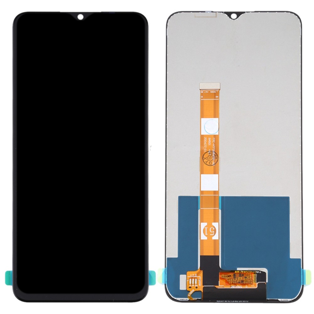 Assembly LCD Screen and Digitizer Assembly Replacement for Realme C11 - Black-1