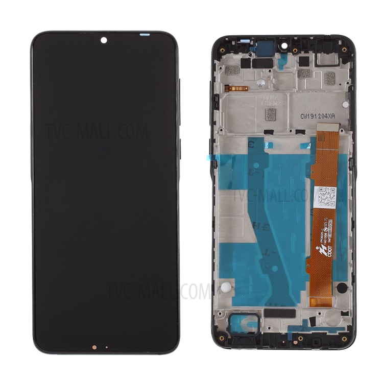 OEM LCD Screen and Digitizer Assembly with Front Housing for Alcatel 3 (2019) 5053 - Black-1