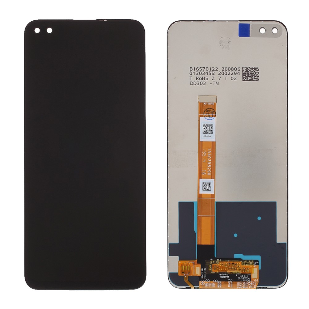 Для OPPO A92s/reno4 Z 5G OEM LCD -экран и Замена Замены Дифрового в Сборе - Черный