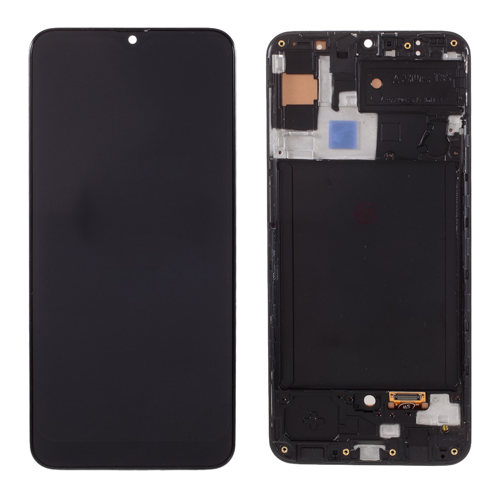 LCD Screen and Digitizer Assembly + Frame Replacement (Without Logo) (TFT Edition, without Fingerprint Function) for Samsung Galaxy A30s SM-A307 - Black-3
