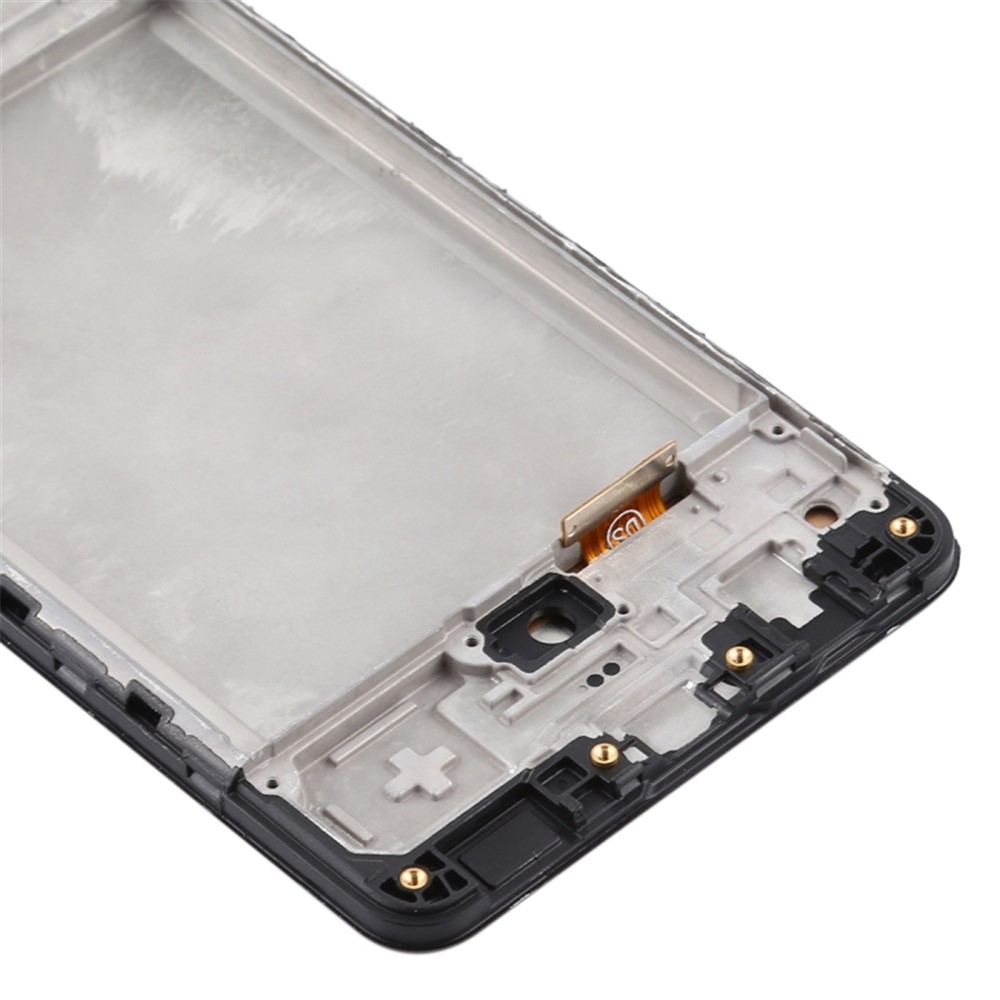 OEM LCD Screen and Digitizer Assembly + Frame (Without Logo) for Samsung Galaxy A31 A315 - Black-3