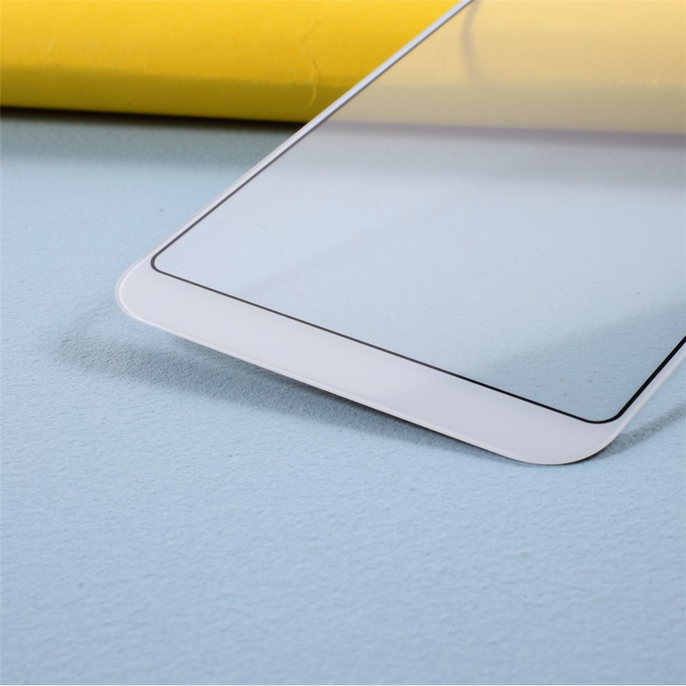 Lente De Vidro De Tela + Adesivo Oca Substitua Parte Para Xiaomi Mi A2 / Mi 6x 2018. - Branco-4
