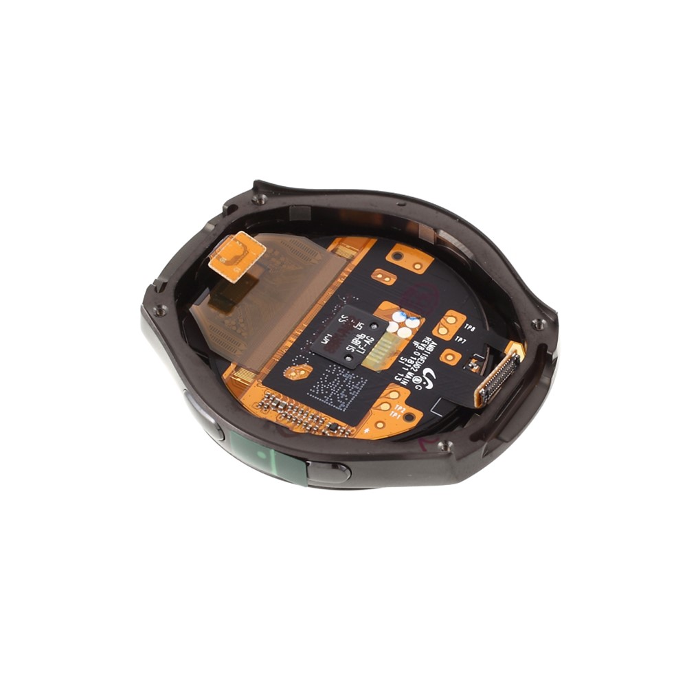 OEM LCD Screen and Digitizer Assembly with Frame (Without Logo) for Samsung Gear S2 SM-R720 - Black-4