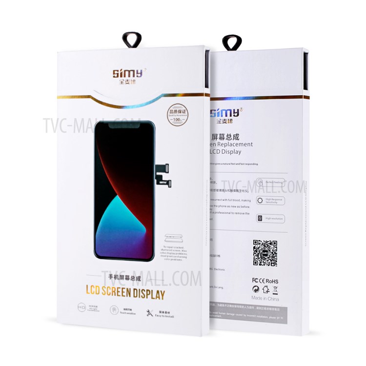 SIMY LCD Screen and Digitizer Assembly CE/RoHS/FCC Part (Incell Workmanship) for Huawei P Smart (2017) / Enjoy 7S - Black-7