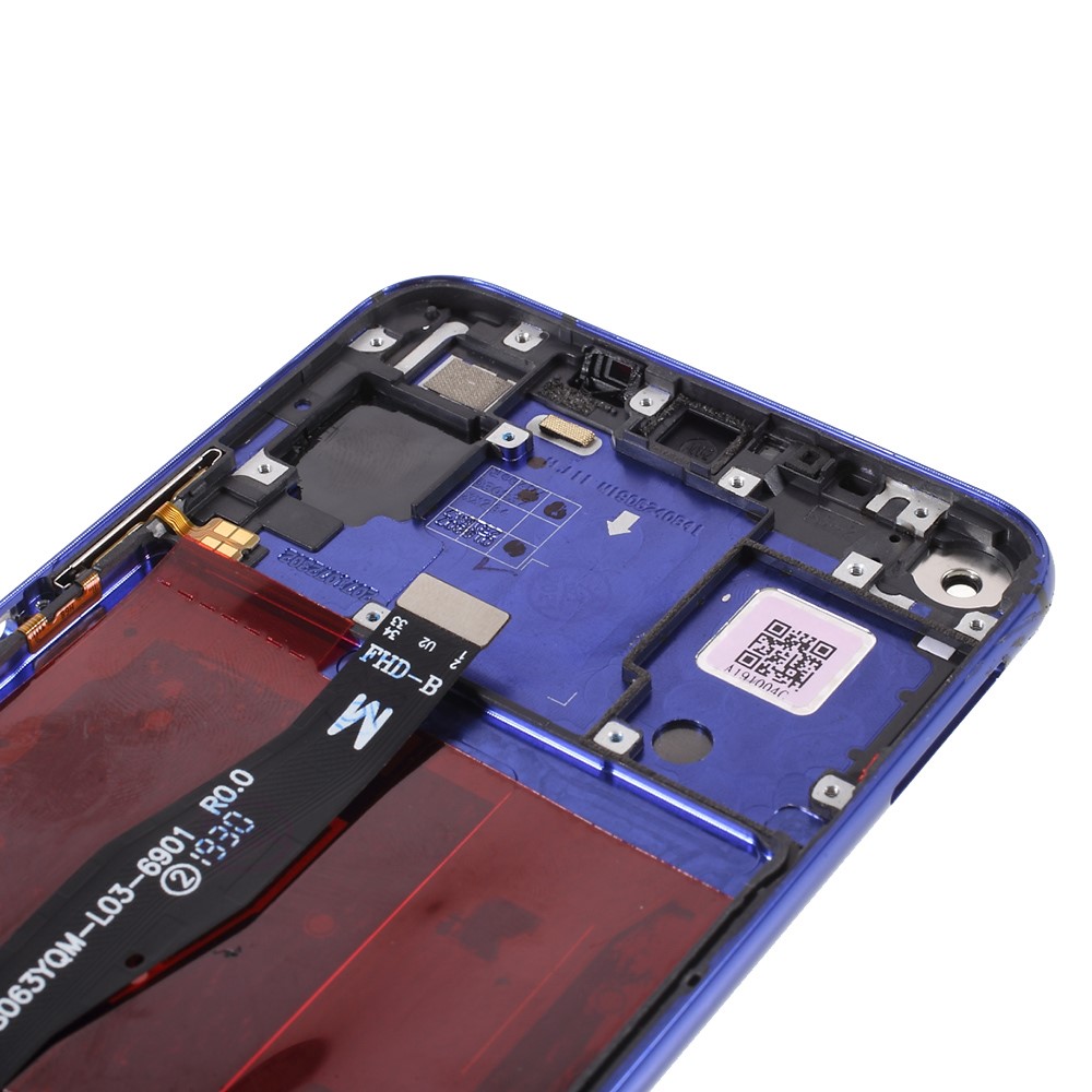 Assembly LCD Screen and Digitizer Assembly + Frame Part (without Logo) for Huawei Honor 20 YAL-L21 - Blue-9