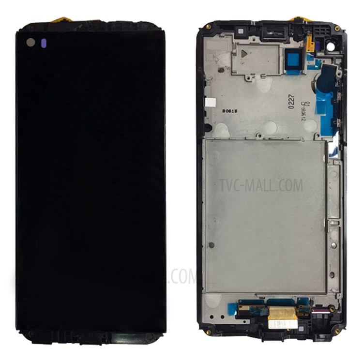 Assembly LCD Screen Display Digitizer Assembly Part with Frame for LG Q8 (2017) H970 - Black-1