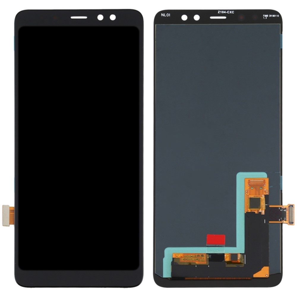 OLED Screen and Digitizer Assembly Part (Oled Workmanship, Smaller Size) for Samsung Galaxy A8+ (2018) A730-1