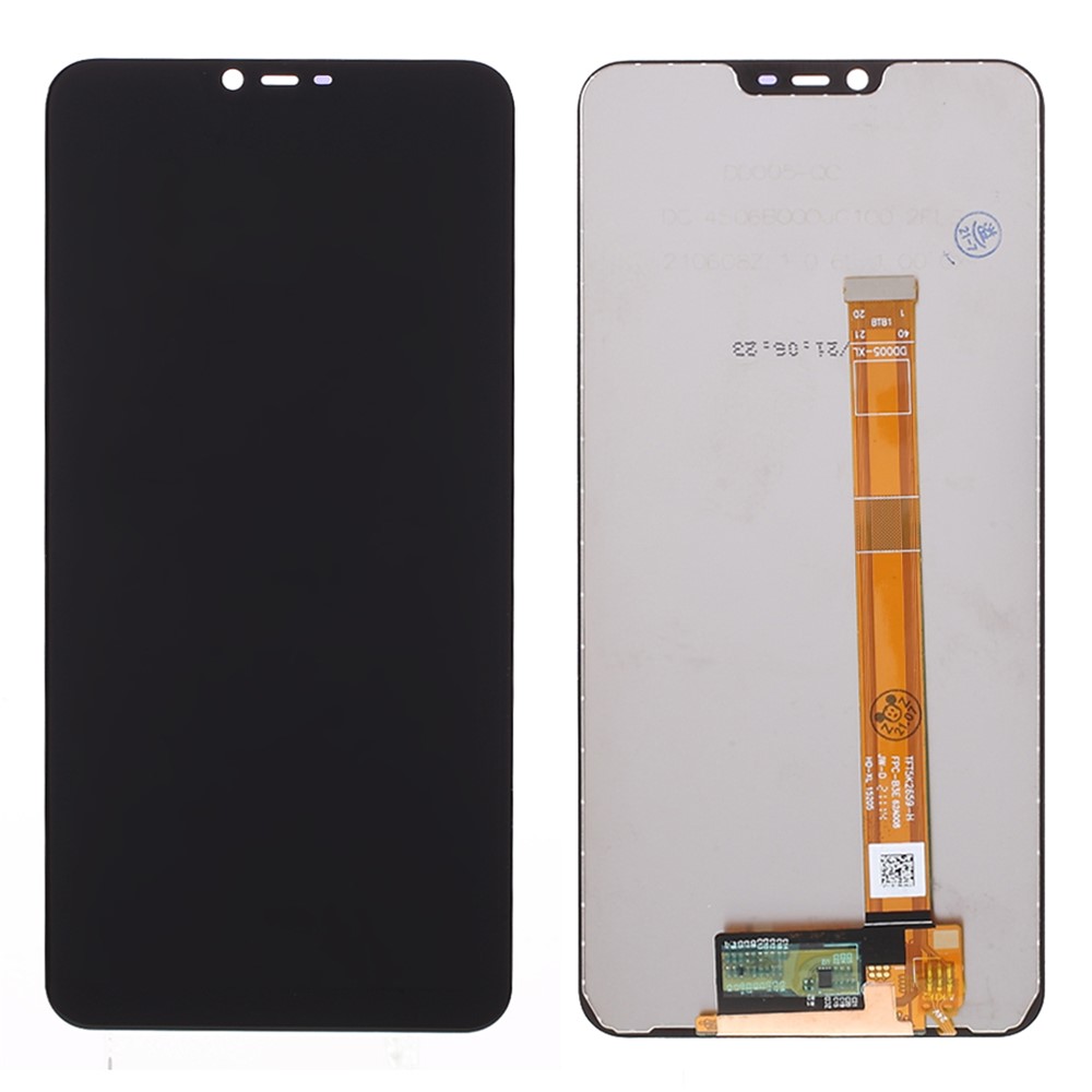 LCD Screen and Digitizer Assembly Part for Oppo A12e - Black-1