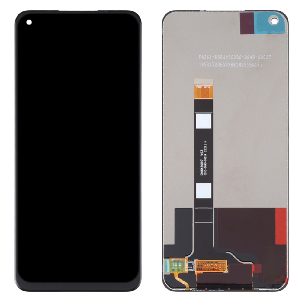 LCD Screen and Digitizer Assembly Repair Part for Realme 8 5G - Black-1