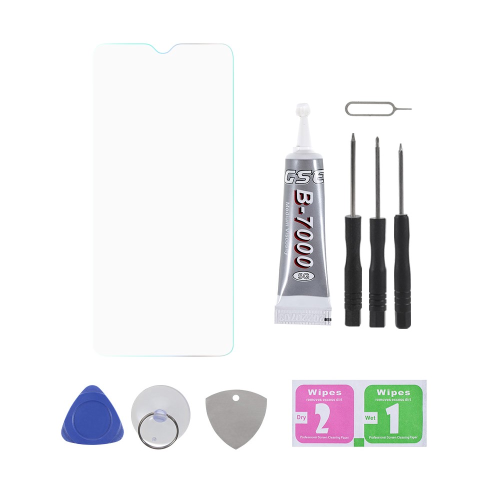 IPARTS EXPERT Grade C LCD Screen and Digitizer Assembly Replacement (without Logo) + Repair Tool Set + Tempered Glass for Oppo A1k/Realme C2 (2019)-8