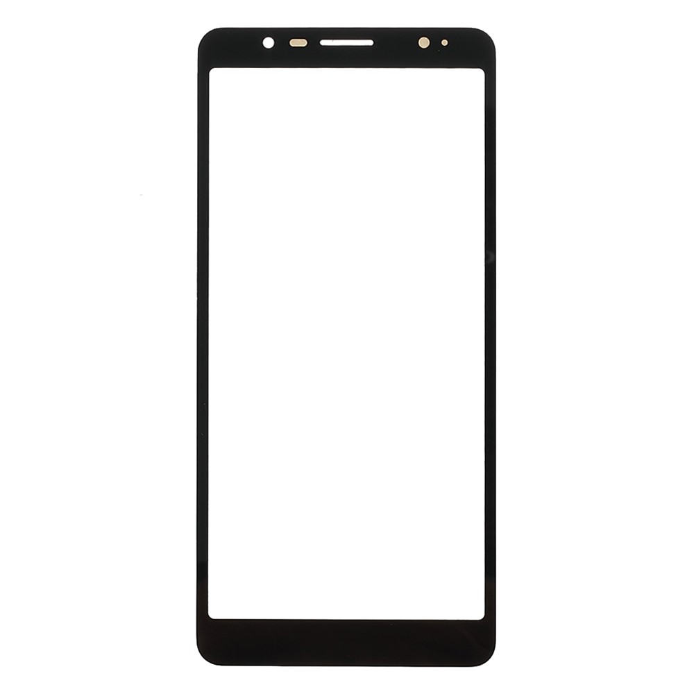 Front Screen Glass Lens Replace Part (without logo) for Alcatel 3C 5026 - Black-1