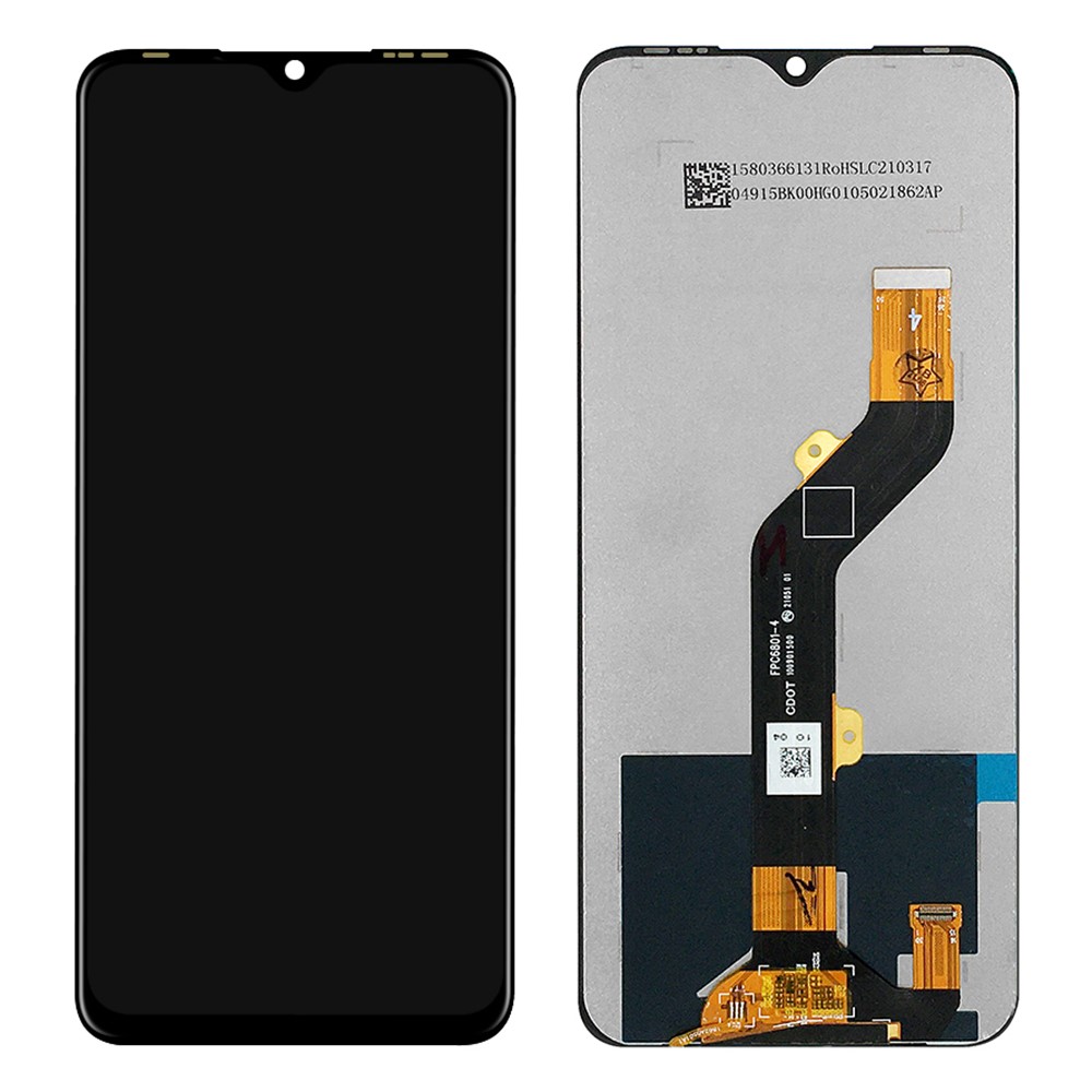 Grade C LCD Screen and Digitizer Assembly Replacement (without Logo) for Infinix Hot 10T X689C-1