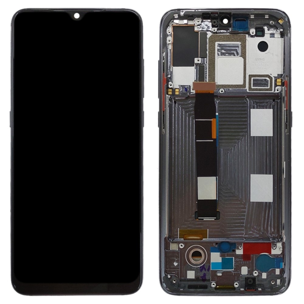 Grade B LCD Screen and Digitizer Assembly + Frame (without Logo) for Xiaomi Mi 9 - Black-1