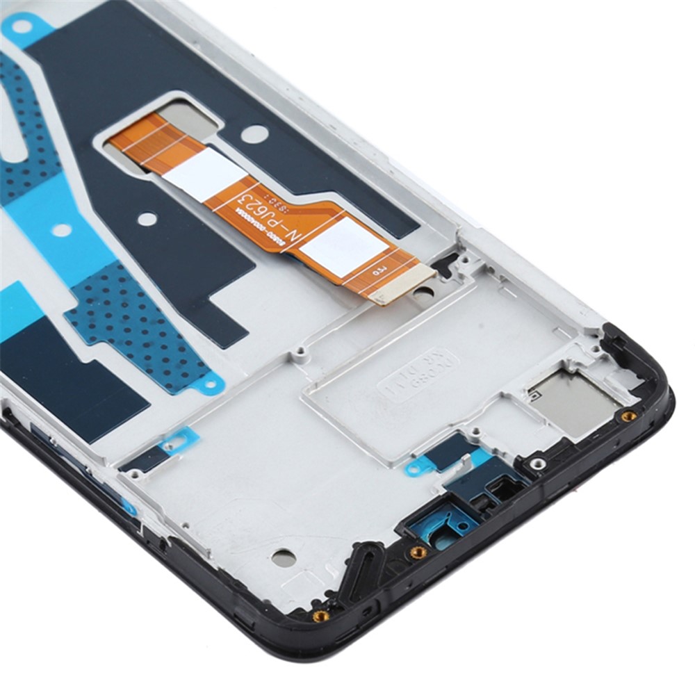 Grade C Assembly LCD Screen and Digitizer Assembly + Frame Part (without Logo) for OPPO A3/F7-4