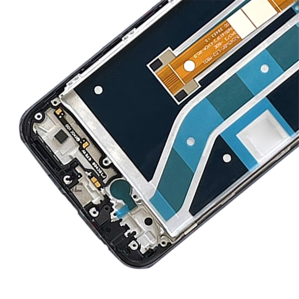 Grade B LCD Screen and Digitizer Assembly + Frame Replacement Part (without Logo) for OnePlus Nord N100 - Black-4