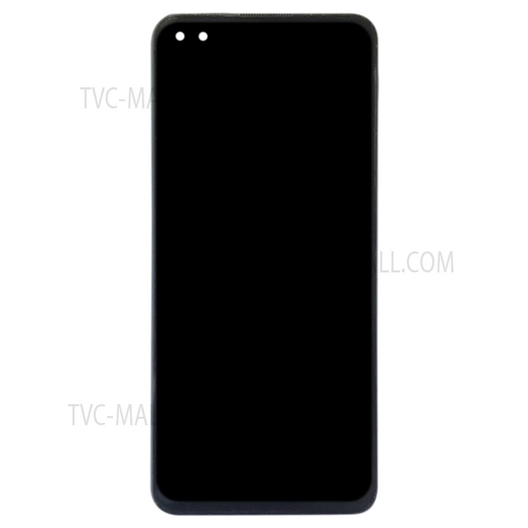 Grade B AMOLED Screen and Digitizer Assembly + Frame Part (without Logo) for OnePlus Nord / 8 Nord 5G / Z - Black-2