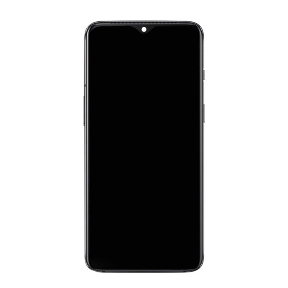 Grade B AMOLED Screen and Digitizer Assembly + Frame Part (without Logo) for OnePlus 7 - Black-2