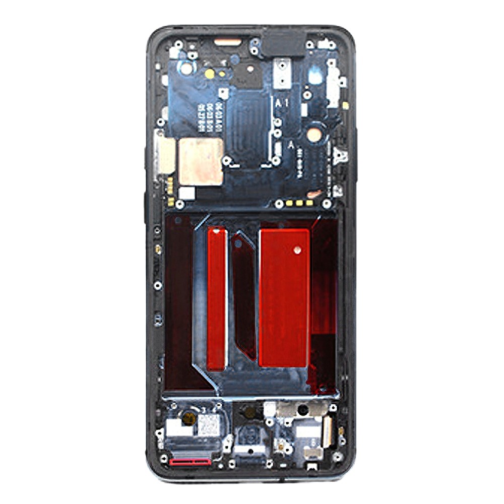 Grade B AMOLED Screen and Digitizer Assembly + Frame Part (without Logo) for OnePlus 7 Pro - Black-3