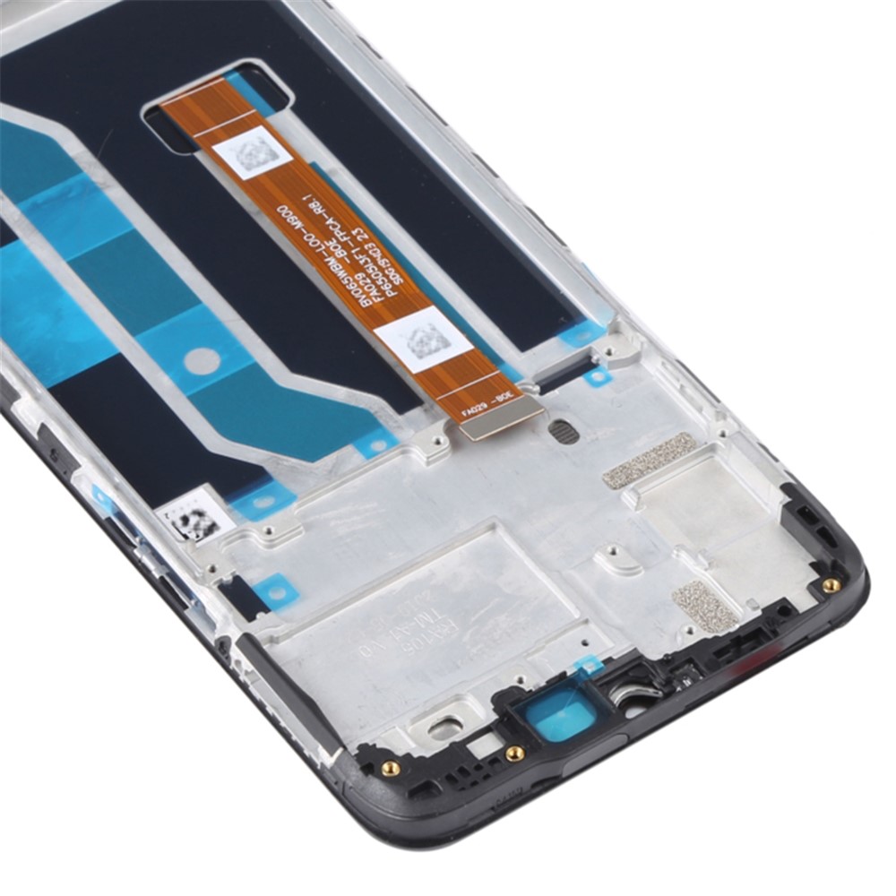 Grade C Assembly LCD Screen and Digitizer Assembly + Frame Part (without Logo) for Realme 6i-4