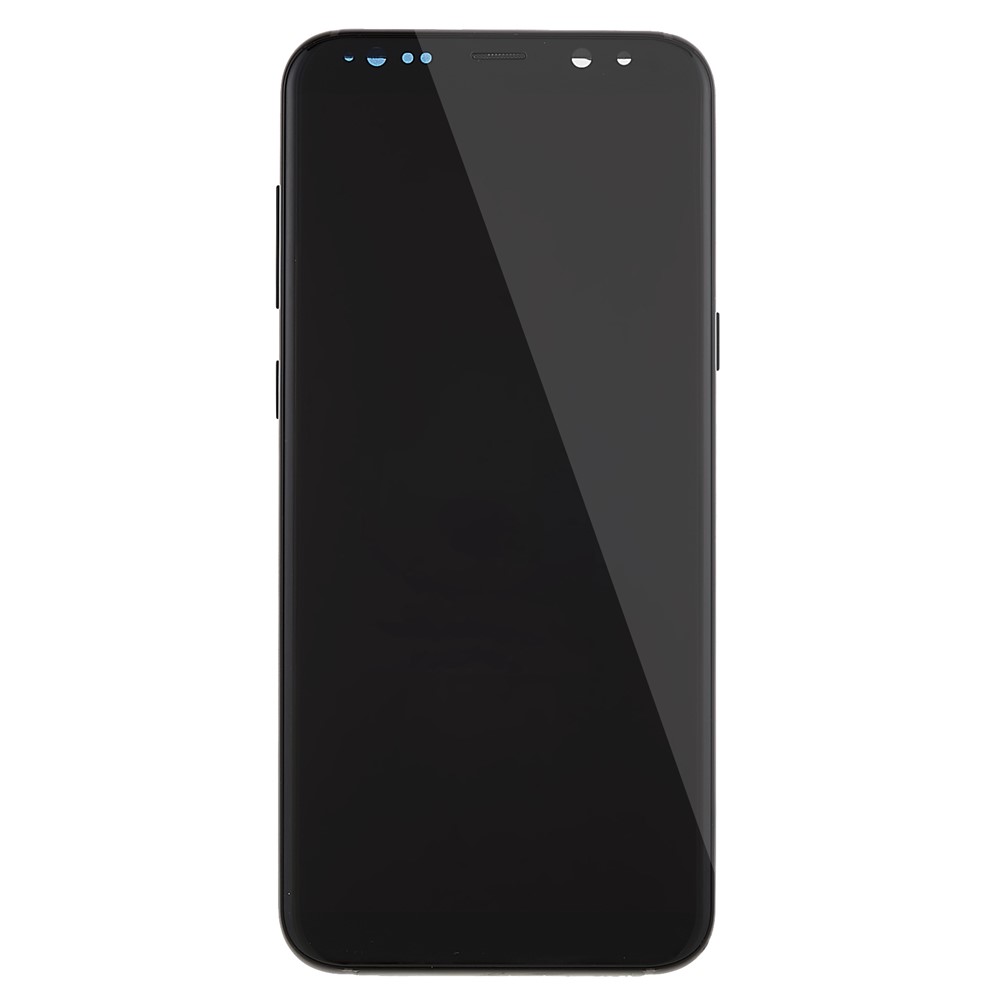 For Samsung Galaxy S8+ Grade C LCD Screen and Digitizer Assembly + Frame Replacement Part (TFT Workmanship) (without Logo) - Black-2