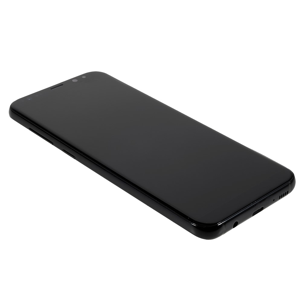 For Samsung Galaxy S8+ Grade C LCD Screen and Digitizer Assembly + Frame Replacement Part (TFT Workmanship) (without Logo) - Black-5