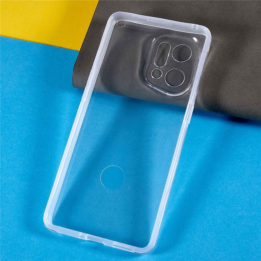 PET + TPU + Acrylic Full Coverage Phone Case for Oppo Find X5, Detachable 2-in-1 Drop-proof Cover-5