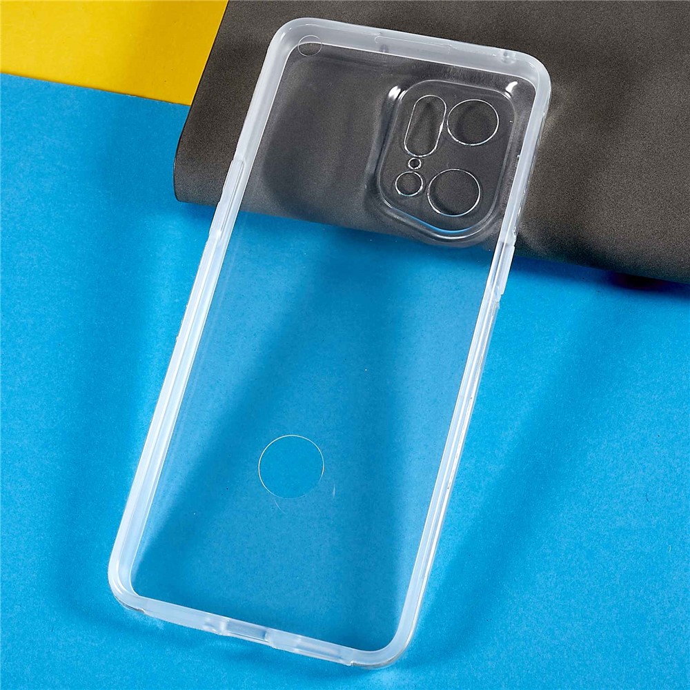 PET Front Cover All-round Phone Case for Oppo Find X5 Pro, Detachable 2-in-1 TPU + Acrylic Hybrid Cover-5