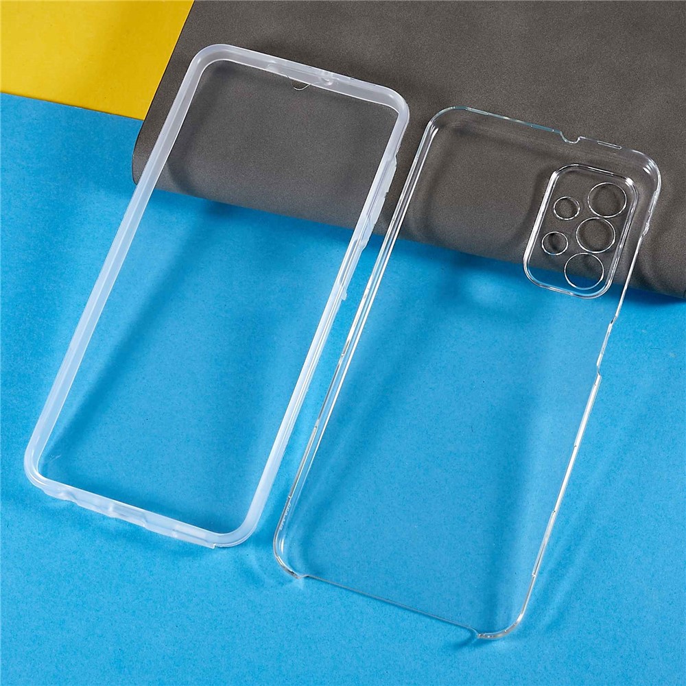 For Samsung Galaxy A23 4G (165.4 x 76.9 x 8.4mm) PET + TPU + Acrylic Hybrid Cover Full Protection Detachable 2-in-1 Phone Case-6