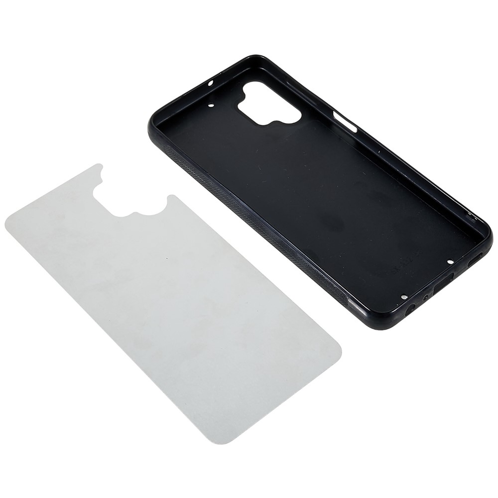 For Samsung Galaxy A32 5G/M32 5G Good Protection Phone Cover Heat Transfer Printing TPU+PC+Aluminum Sheet Phone Shell-4