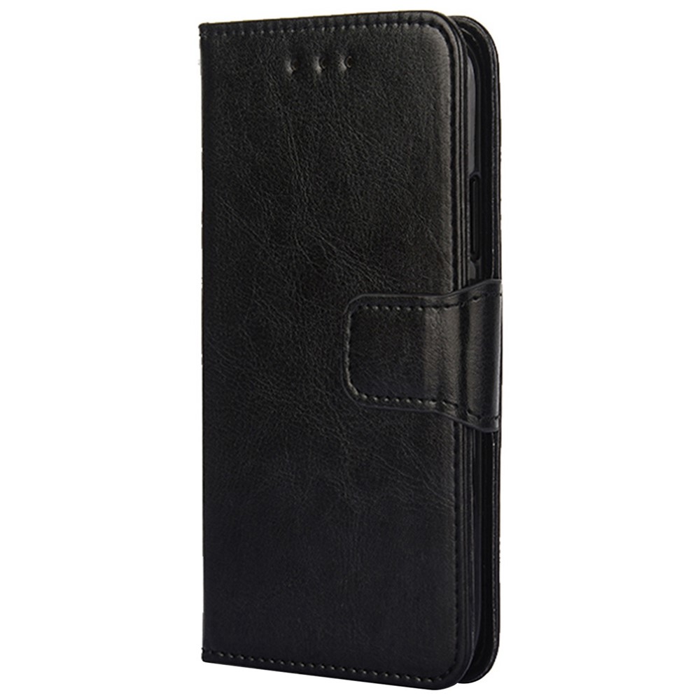 For TCL 30T T603DL PU Leather Magnetic Flip Case Wallet Stand Inner TPU Scratch Resistant Full Protective Phone Cover - Black-7