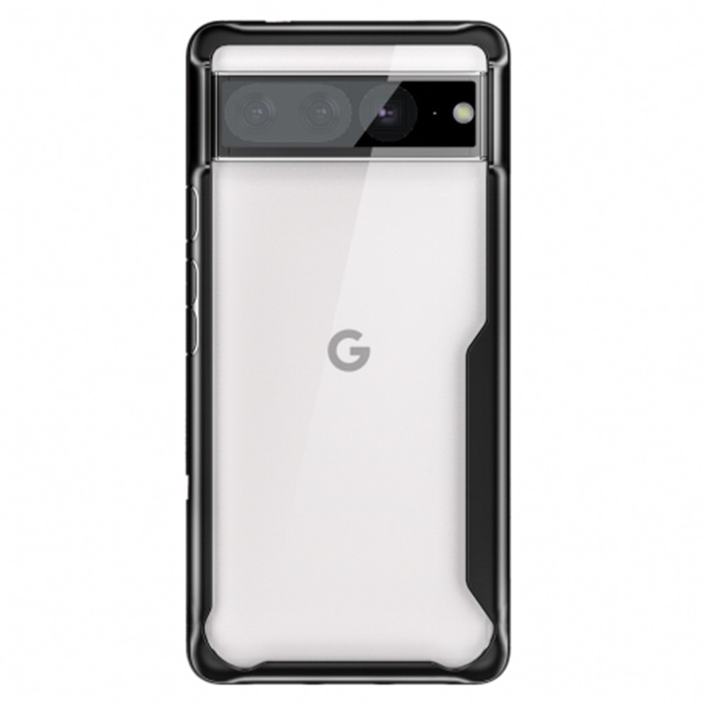 For Google Pixel 7 5G Transparent Acrylic Back + Soft TPU Frame Drop-proof Anti-scratch Cell Phone Case Cover-1