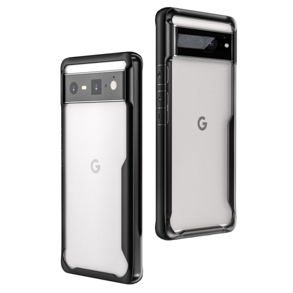 For Google Pixel 7 5G Transparent Acrylic Back + Soft TPU Frame Drop-proof Anti-scratch Cell Phone Case Cover-7