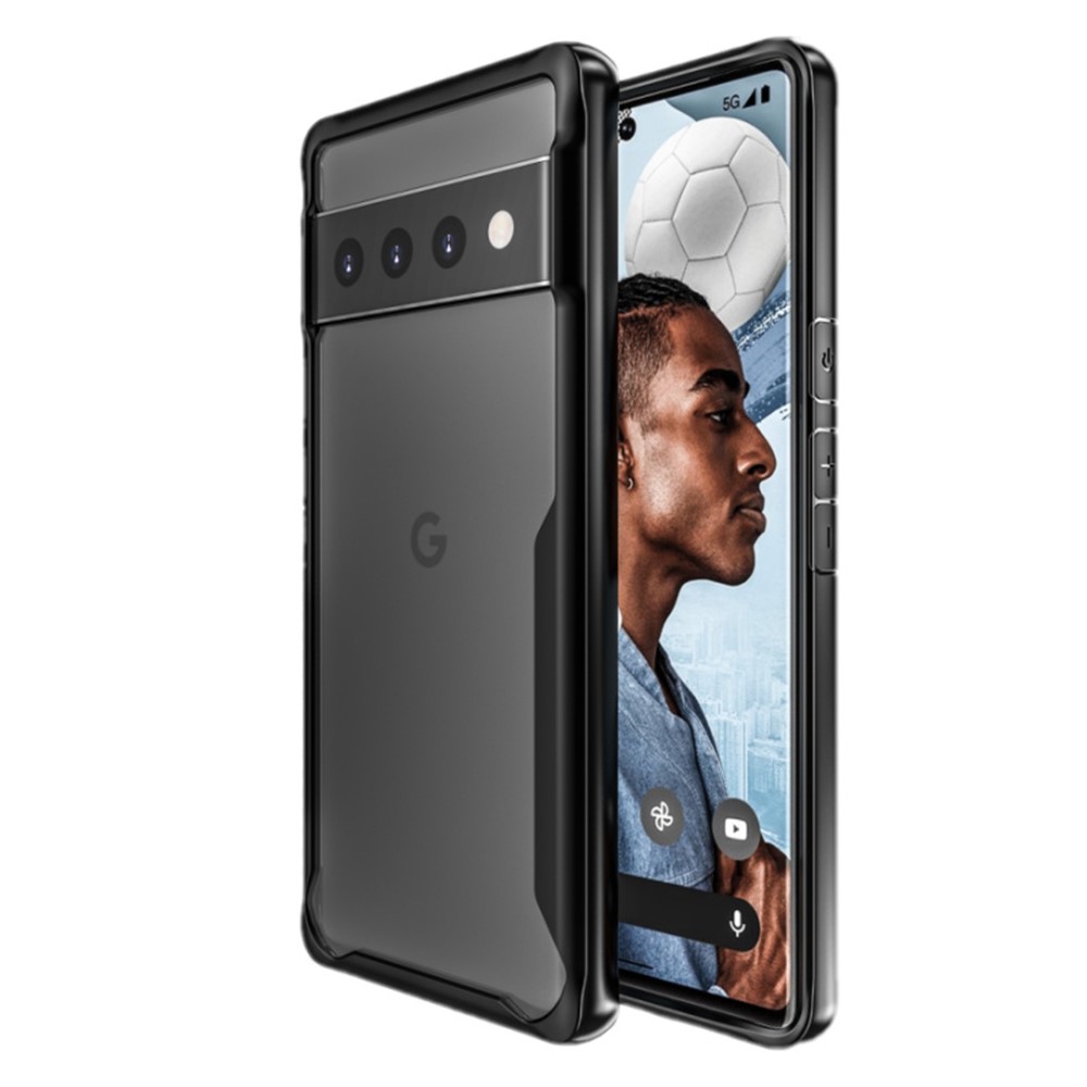For Google Pixel 7 Pro Transparent Acrylic Back + Soft TPU Frame Wear-resistant Mobile Phone Case Shell-7