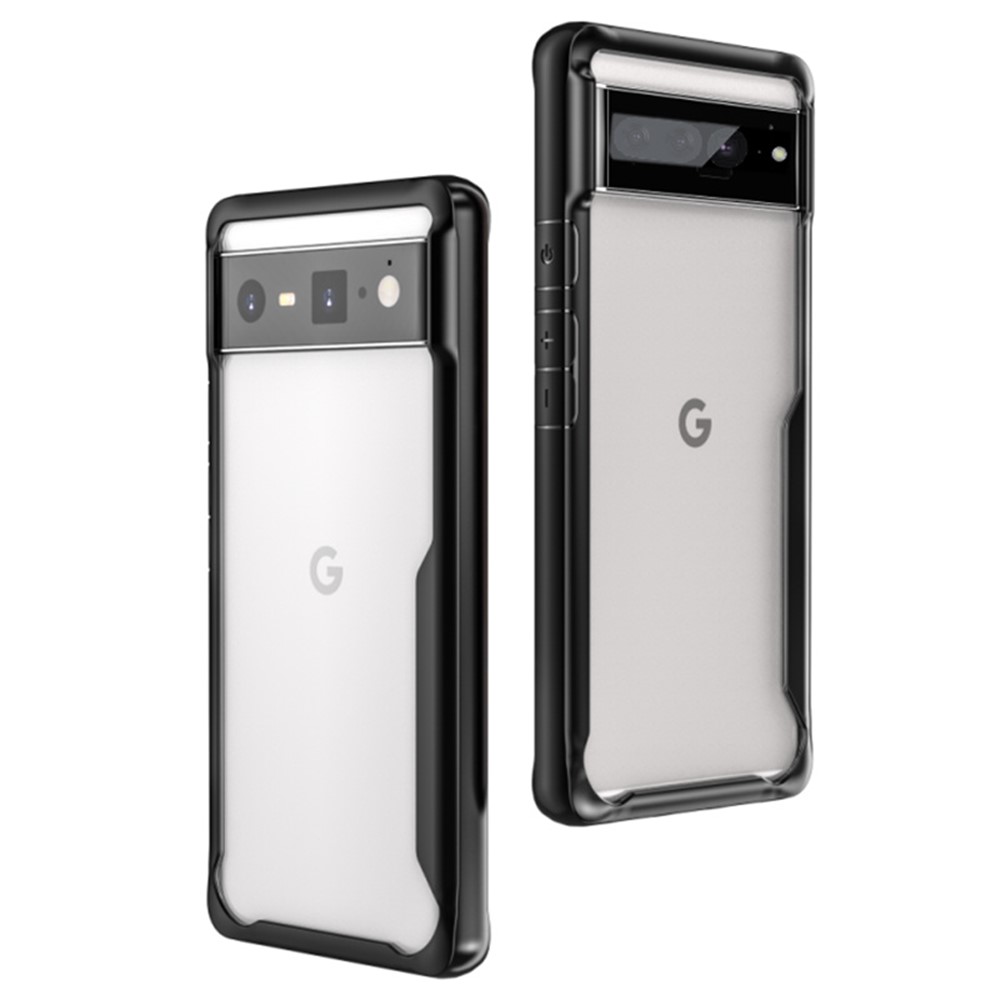 For Google Pixel 7 Pro Transparent Acrylic Back + Soft TPU Frame Wear-resistant Mobile Phone Case Shell-8