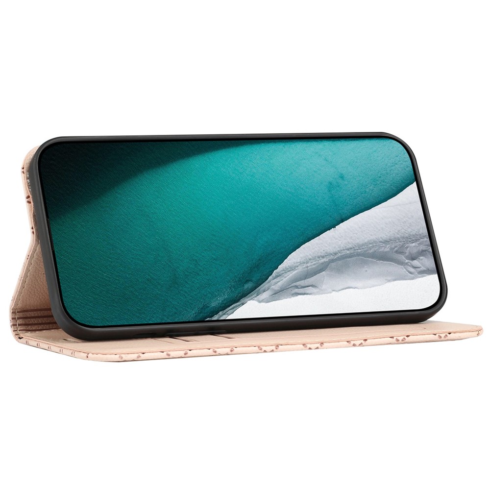 For Xiaomi Redmi 10A Imprinted Rhombus Pattern Litchi Texture Scratch-resistant Phone Case Wallet Stand Magnetic PU Leather RFID Blocking Phone Cover - Yellow-3