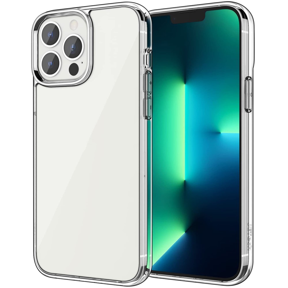 For iPhone 13 Pro Max 6.7 inch TPU Case Drop-proof Transparent Phone Cover Protector-1