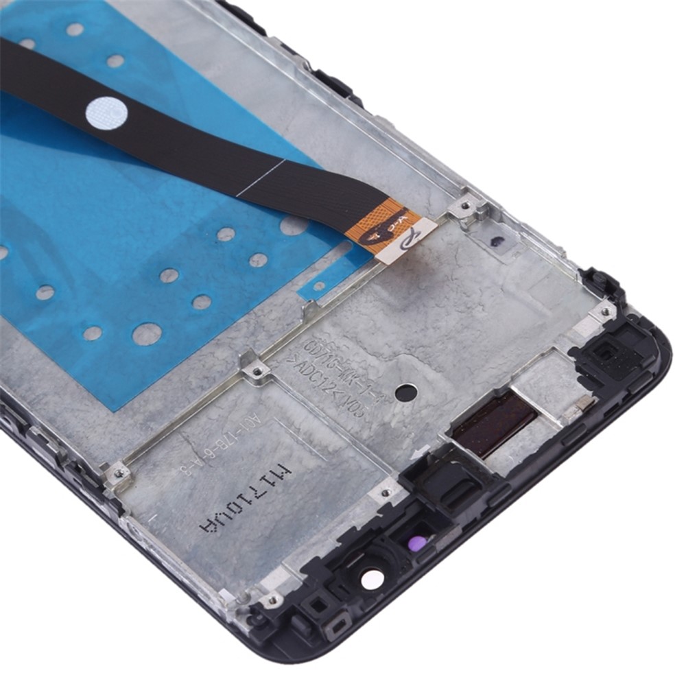 For Huawei Honor 7X Grade C LCD Screen and Digitizer Assembly + Frame Replacement Part (without Logo) - Black-4